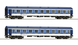 Roco 6280019 - TT - 2-tlg. Set Personenwagen, ČD, Ep. VI - Set 1
